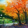 Autumn in the Park Embellished Limited Edition Print by David Hinchliffe - 2