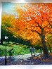 Autumn in the Park Embellished Limited Edition Print by David Hinchliffe - 3