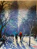 Hand in Hand Embellished Giclee on Canvas Limited Edition Print by David Hinchliffe - 1