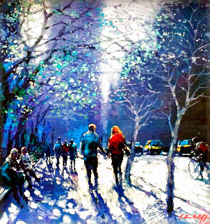 Hand in Hand Embellished Limited Edition Print - David  Hinchliffe