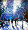 Hand in Hand Embellished Giclee on Canvas Limited Edition Print by David Hinchliffe - 0