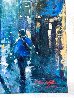 Morning Commute Embellished Limited Edition Print by David Hinchliffe - 4
