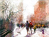 Walking the Dog Embellished Limited Edition Print by David Hinchliffe - 0