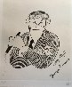 George Burns Personally Annotated 1989 Signed by George Limited Edition Print by Al Hirschfeld - 3