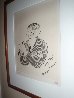 George Burns Personally Annotated 1989 Signed by George Limited Edition Print by Al Hirschfeld - 1