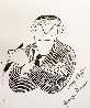 George Burns Personally Annotated 1989 Signed by George Limited Edition Print by Al Hirschfeld - 0