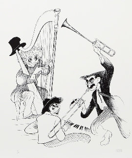 Marx Brothers Musicale AP 1998 Limited Edition Print - Al Hirschfeld Marx Brothers Musicale AP 1998 Limited Edition Print - Al Hirschfeld