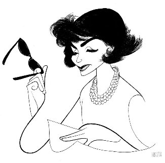 Jackie O 1983 Limited Edition Print - Al Hirschfeld Jackie O 1983 Limited Edition Print - Al Hirschfeld