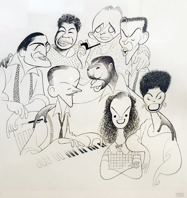 American Popular Song: Great American Singers 1981 Limited Edition Print by Al Hirschfeld