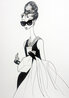 Audrey at Tiffanys 1999 Limited Edition Print by Al Hirschfeld - 0