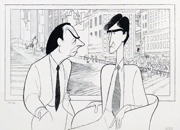 Law and Order Limited Edition Print - Al Hirschfeld