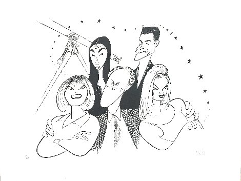3rd Rock From the Sun 1997 Limited Edition Print - Al Hirschfeld