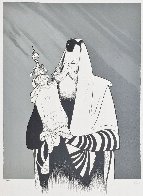 Rabbi Menachem Schneerson 2001 Limited Edition Print by Al Hirschfeld - 0