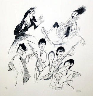 Sensations Limited Edition Print - Al Hirschfeld Sensations Limited Edition Print - Al Hirschfeld