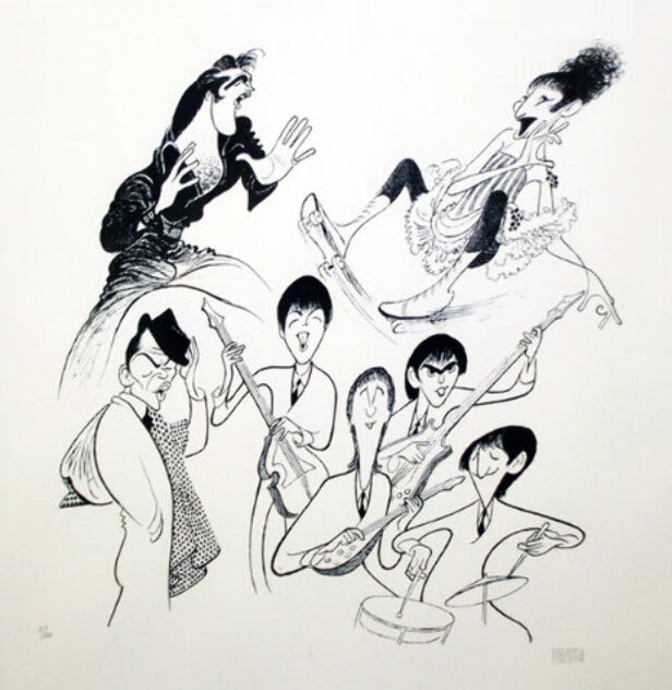 Sensations - Music Limited Edition Print by Al Hirschfeld