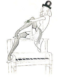 Falling in Love Again Marlene Dietrich 2002 Limited Edition Print - Al Hirschfeld Falling in Love Again Marlene Dietrich 2002 Limited Edition Print - Al Hirschfeld