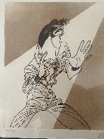 Untitled Lithograph (Elvis Presley) Limited Edition Print by Al Hirschfeld - 3