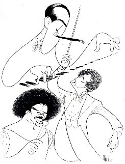Rhapsody in Blue Gershwin 1980 Limited Edition Print - Al Hirschfeld Rhapsody in Blue Gershwin 1980 Limited Edition Print - Al Hirschfeld