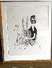 John Lennon with Twin Towers in the Background Limited Edition Print by Al Hirschfeld - 1