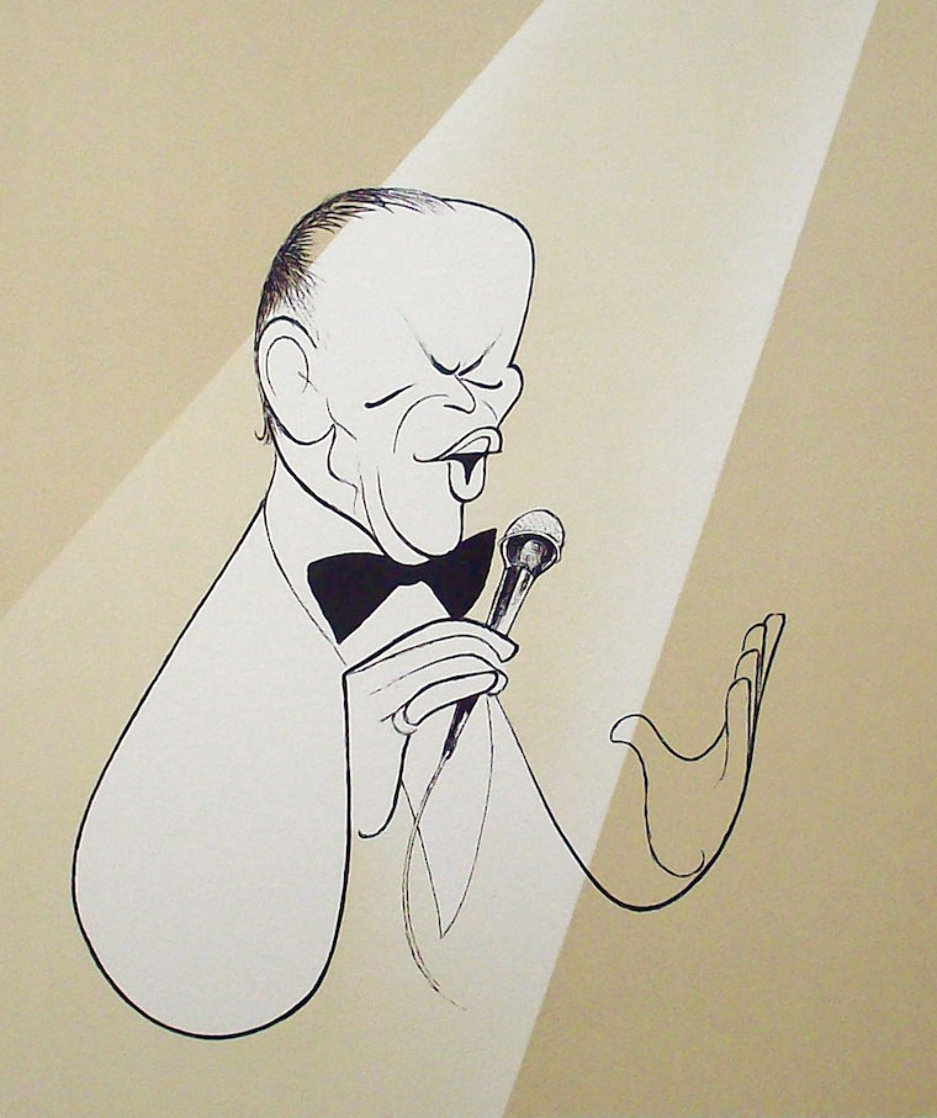 Chairman of the Board (Frank Sinatra) PP Limited Edition Print by Al Hirschfeld