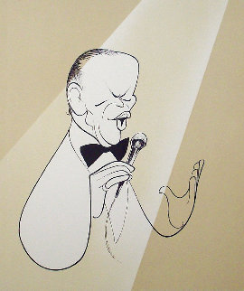 Chairman of the Board (Frank Sinatra) PP Limited Edition Print - Al Hirschfeld