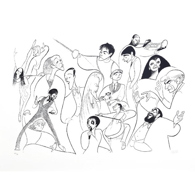 Great Performances 30th Anniversary Limited Edition Print by Al Hirschfeld