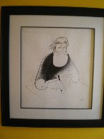 Self Portrait At 99 Limited Edition Print by Al Hirschfeld - 1 Self Portrait At 99 Limited Edition Print by Al Hirschfeld - 1