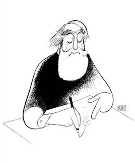 Self Portrait At 99 Limited Edition Print - Al Hirschfeld Self Portrait At 99 Limited Edition Print - Al Hirschfeld