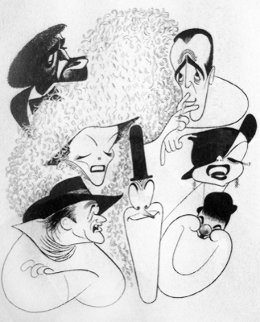 Hollywood Limited Edition Print - Al Hirschfeld Hollywood Limited Edition Print - Al Hirschfeld