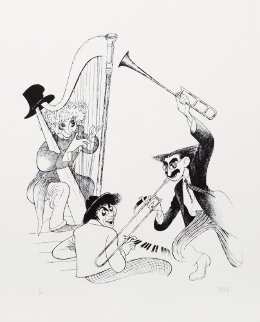 Marx Brothers Musicale 2001 Limited Edition Print - Al Hirschfeld Marx Brothers Musicale 2001 Limited Edition Print - Al Hirschfeld