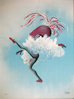 Can Can Dancer  1972 Limited Edition Print - Al Hirschfeld