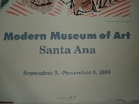 Moderne Museum of Art, Santa Ana Poster 1989 Limited Edition Print by David Hockney - 4 Moderne Museum of Art, Santa Ana Poster 1989 Limited Edition Print by David Hockney - 4