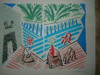 Moderne Museum of Art, Santa Ana Poster 1989 Limited Edition Print by David Hockney - 1 Moderne Museum of Art, Santa Ana Poster 1989 Limited Edition Print by David Hockney - 1