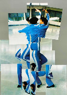 Skater, XIV Olympic Winter Games, Sarajevo Poster 1984 Limited Edition Print by David Hockney - 0 Skater, XIV Olympic Winter Games, Sarajevo Poster 1984 Limited Edition Print by David Hockney - 0