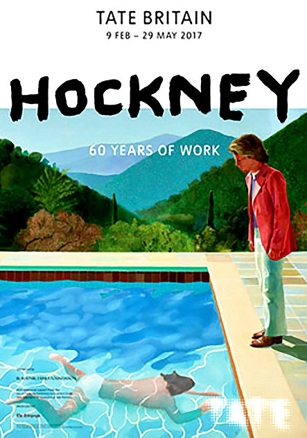 60 Years of Work - Tate Gallery Britain Poster Limited Edition Print by David Hockney