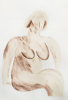 Picture of a Simple Framed Traditional Nude Drawing 1965 Limited Edition Print - David Hockney Picture of a Simple Framed Traditional Nude Drawing 1965 Limited Edition Print - David Hockney