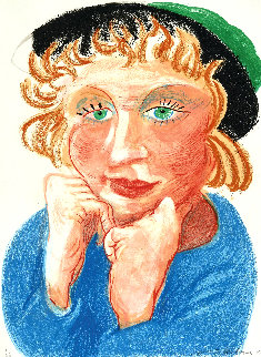 Celia With Green Hat 1984 - David Hockney Celia With Green Hat 1984 - David Hockney