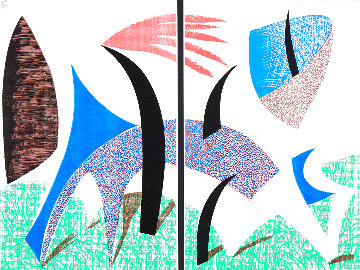 Diptychon 1989 Limited Edition Print - David Hockney Diptychon 1989 Limited Edition Print - David Hockney