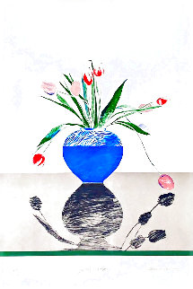 Pretty Tulips 1970 Limited Edition Print - David Hockney Pretty Tulips 1970 Limited Edition Print - David Hockney