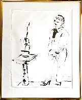 Celia Amused 1979 Hand Signed Limited Edition Print by David Hockney - 1 Celia Amused 1979 Hand Signed Limited Edition Print by David Hockney - 1