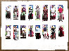 LA Visitors: Seven Page Portfolio 1990 HS - California Limited Edition Print by David Hockney - 2