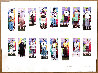 LA Visitors: Seven Page Portfolio 1990 HS - California Limited Edition Print by David Hockney - 5