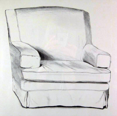 Slightly Damaged Chair 1973 Limited Edition Print - David Hockney