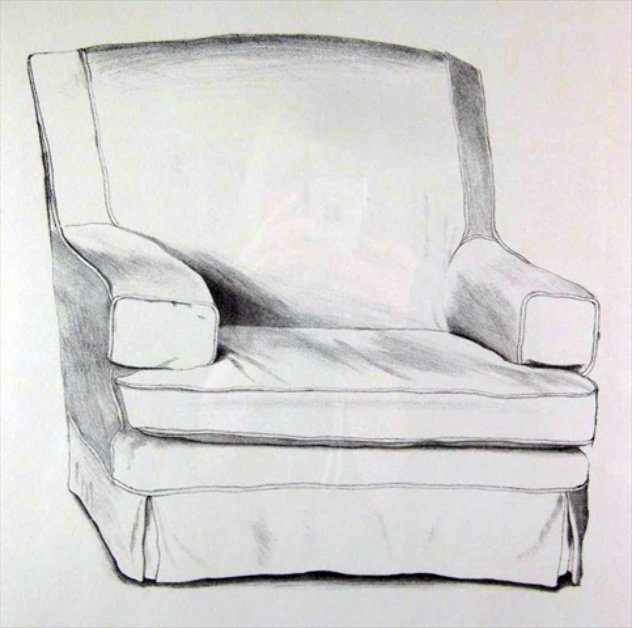 Slightly Damaged Chair 1973 Limited Edition Print by David Hockney