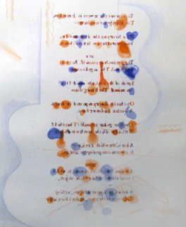 Blue Guitar Suite Frontice piece 1977 BAT Limited Edition Print - David Hockney Blue Guitar Suite Frontice piece 1977 BAT Limited Edition Print - David Hockney