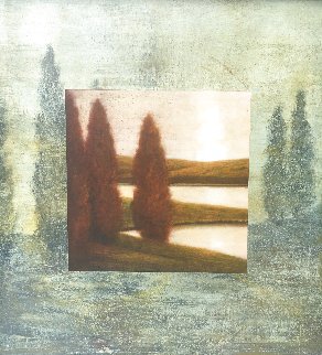 Limen 1999 45x45 Huge Original Painting - Wade Hoefer Limen 1999 45x45 Huge Original Painting - Wade Hoefer