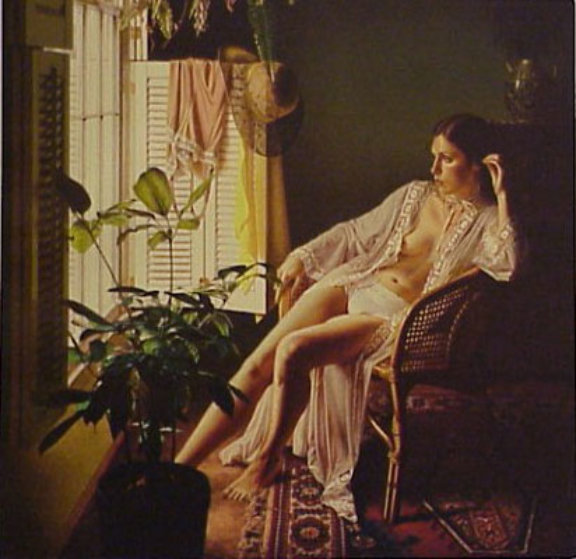 La Femme en Blue 1998 Limited Edition Print by Douglas Hofmann La Femme en Blue 1998 Limited Edition Print by Douglas Hofmann