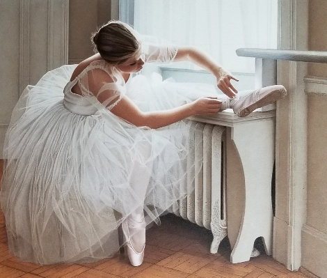Ballerina 1995  with Remarque Limited Edition Print - Douglas Hofmann