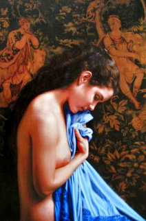 Blue Shawl Limited Edition Print - Douglas Hofmann Blue Shawl Limited Edition Print - Douglas Hofmann