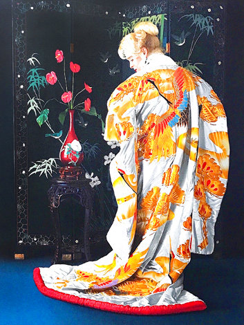 Japanese Kimono PP 1990 Limited Edition Print - Douglas Hofmann